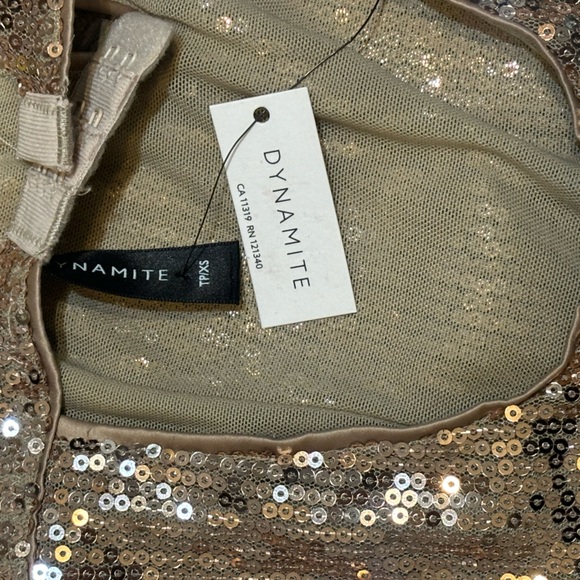 Dynamite sequin body suit - Picture 2 of 3